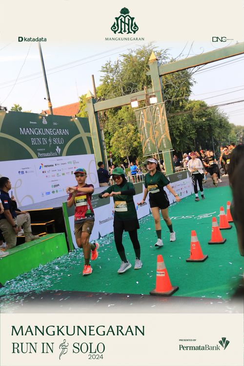 Race photo from Mangkunegaran Run 2024