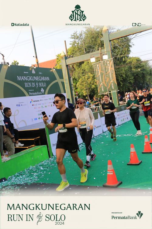 Race photo from Mangkunegaran Run 2024