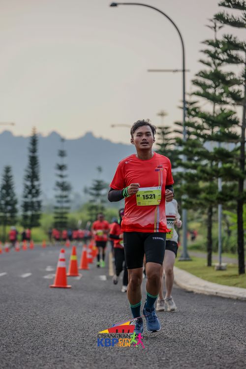 Race photo from CISANGKAN KBP CITY RUN 2025