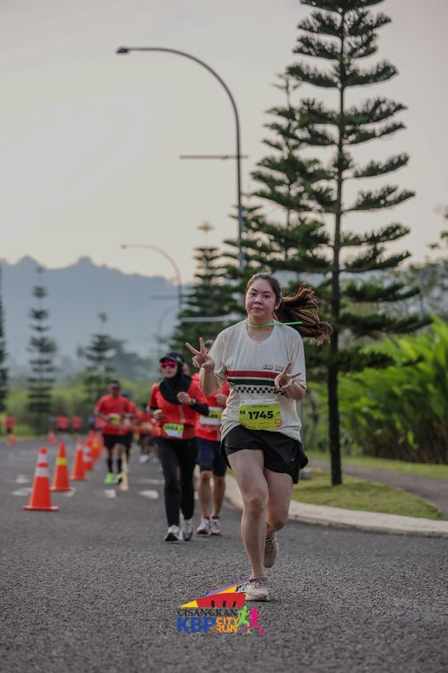 Race photo from CISANGKAN KBP CITY RUN 2025