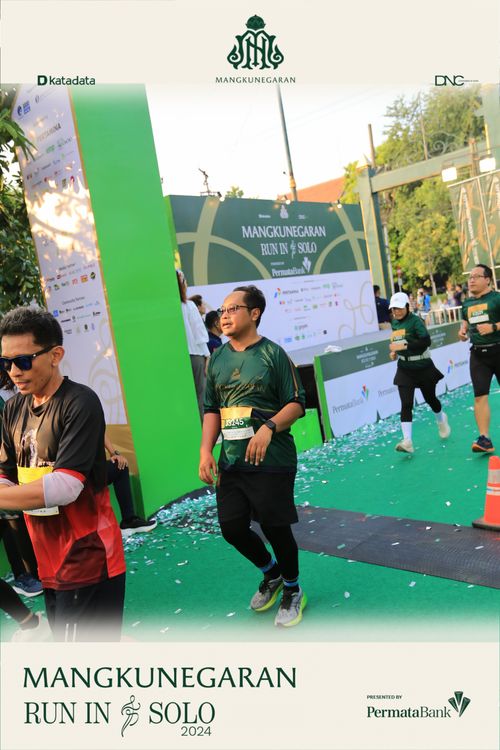 Race photo from Mangkunegaran Run 2024