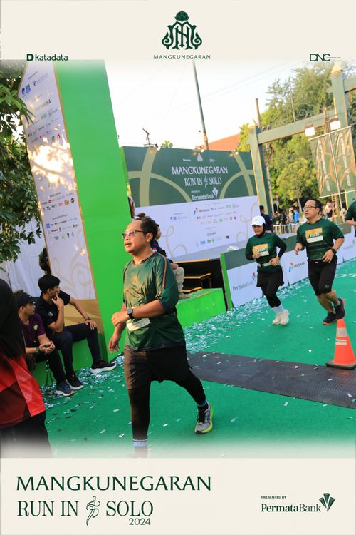 Race photo from Mangkunegaran Run 2024