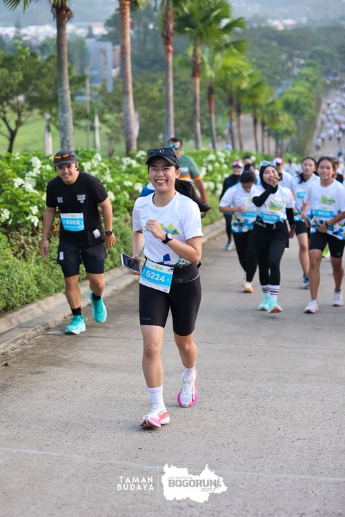 Race photo from Taman Budaya x BOGORUN 2025