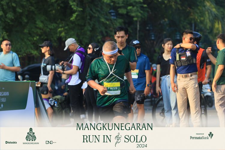 Race photo from Mangkunegaran Run 2024