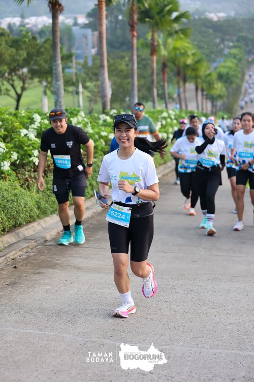Race photo from Taman Budaya x BOGORUN 2025
