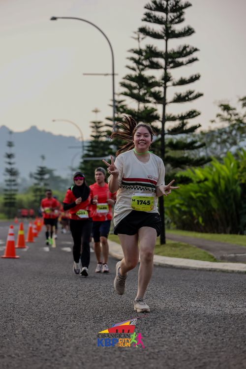 Race photo from CISANGKAN KBP CITY RUN 2025