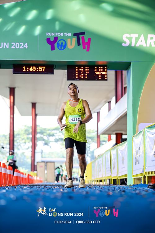 Race photo from BAF LIONS RUN 2024