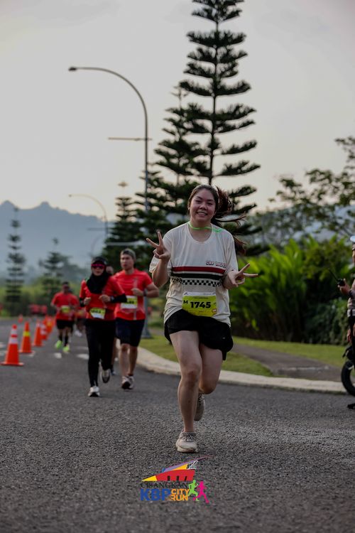 Race photo from CISANGKAN KBP CITY RUN 2025