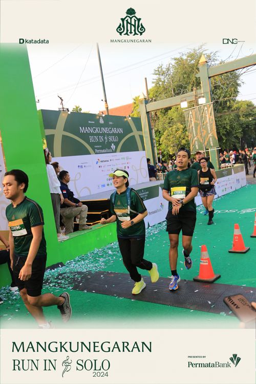 Race photo from Mangkunegaran Run 2024