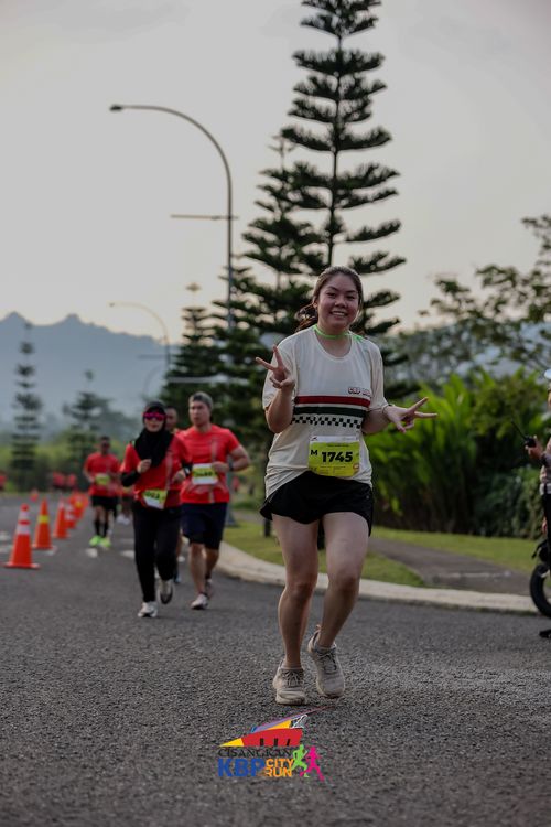 Race photo from CISANGKAN KBP CITY RUN 2025