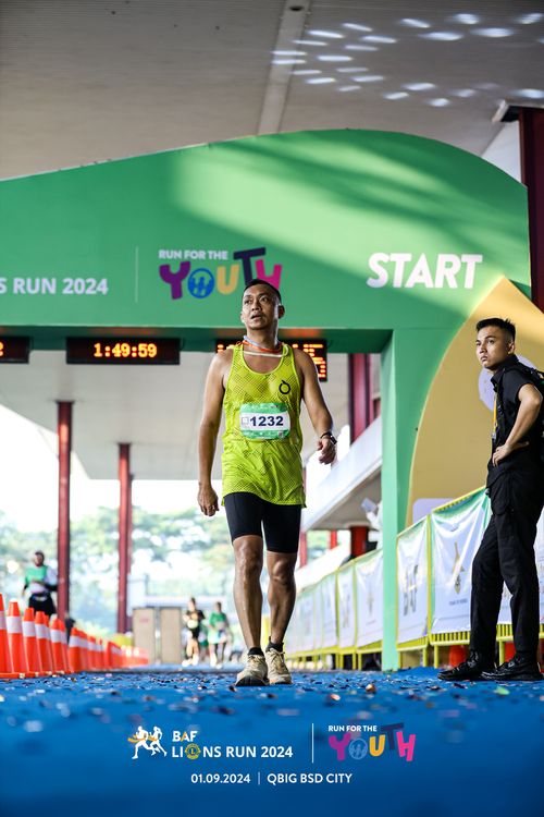 Race photo from BAF LIONS RUN 2024