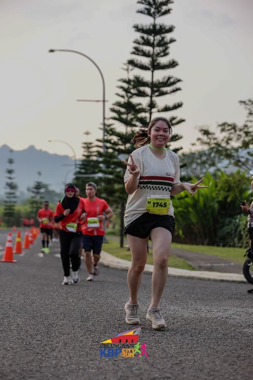 Race photo from CISANGKAN KBP CITY RUN 2025