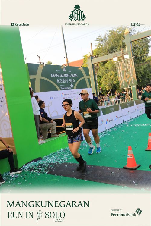 Race photo from Mangkunegaran Run 2024