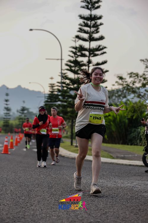 Race photo from CISANGKAN KBP CITY RUN 2025