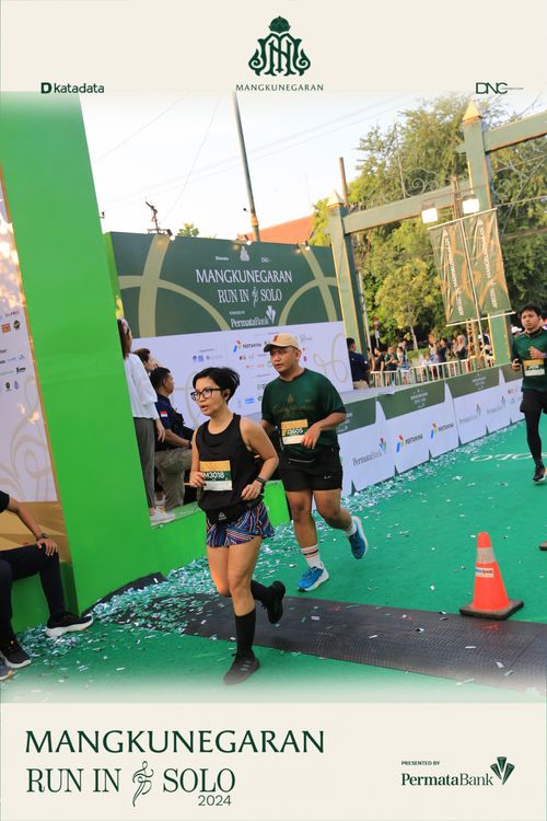 Race photo from Mangkunegaran Run 2024