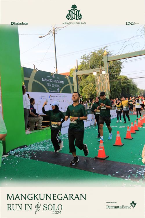 Race photo from Mangkunegaran Run 2024