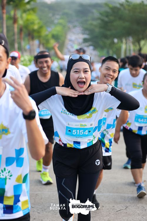 Race photo from Taman Budaya x BOGORUN 2025