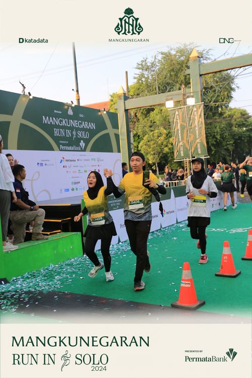 Race photo from Mangkunegaran Run 2024