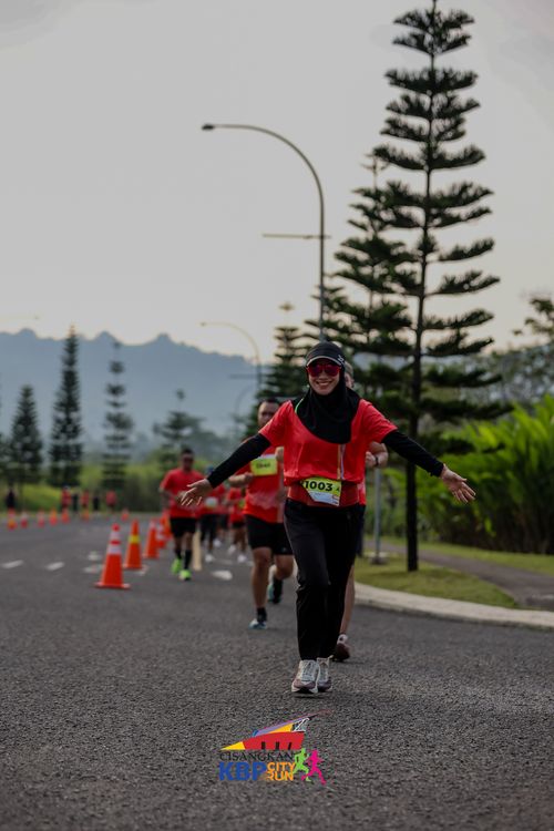 Race photo from CISANGKAN KBP CITY RUN 2025