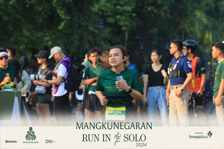 Race photo from Mangkunegaran Run 2024