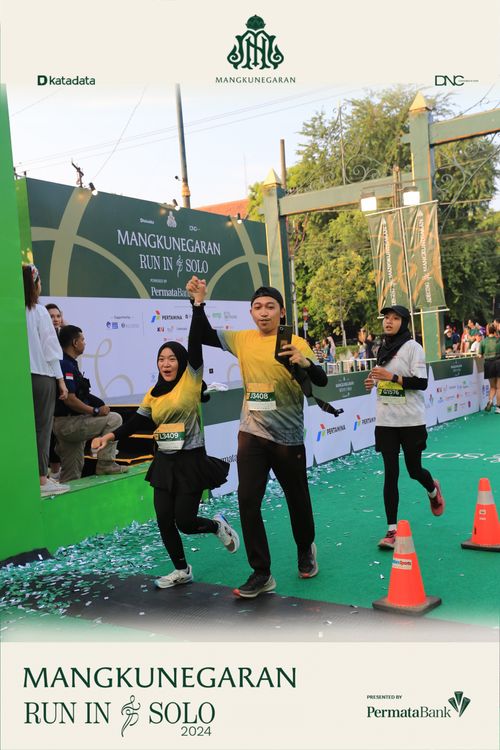 Race photo from Mangkunegaran Run 2024