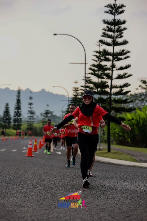 Race photo from CISANGKAN KBP CITY RUN 2025