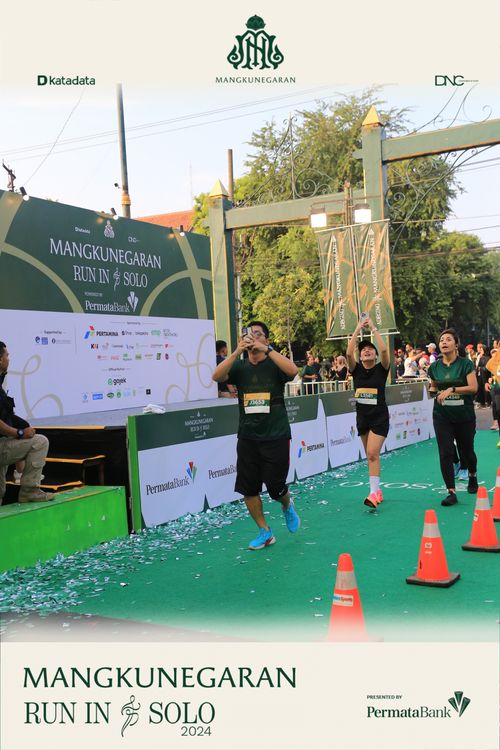 Race photo from Mangkunegaran Run 2024