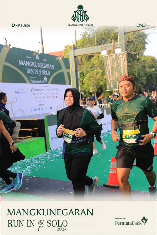 Race photo from Mangkunegaran Run 2024