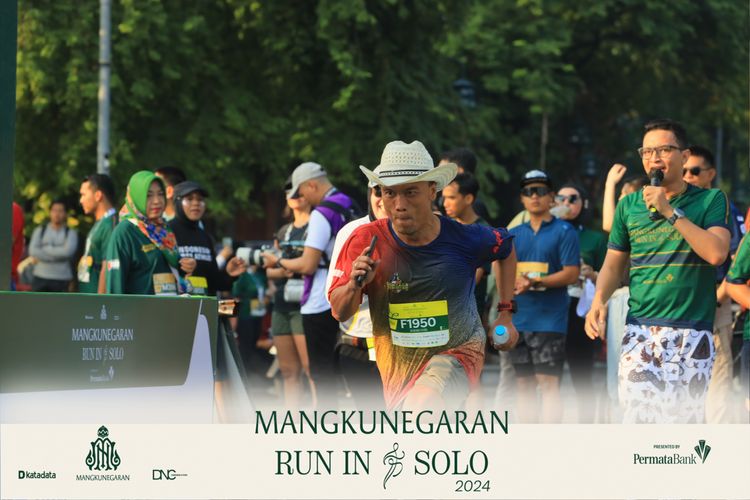 Race photo from Mangkunegaran Run 2024