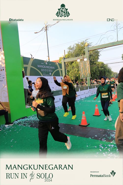 Race photo from Mangkunegaran Run 2024