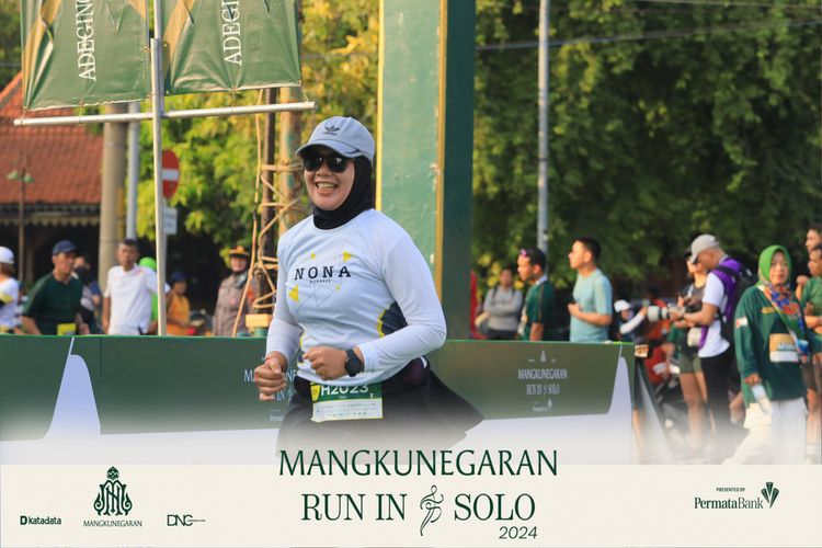 Race photo from Mangkunegaran Run 2024