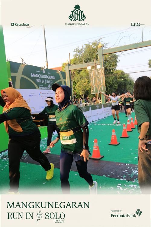 Race photo from Mangkunegaran Run 2024