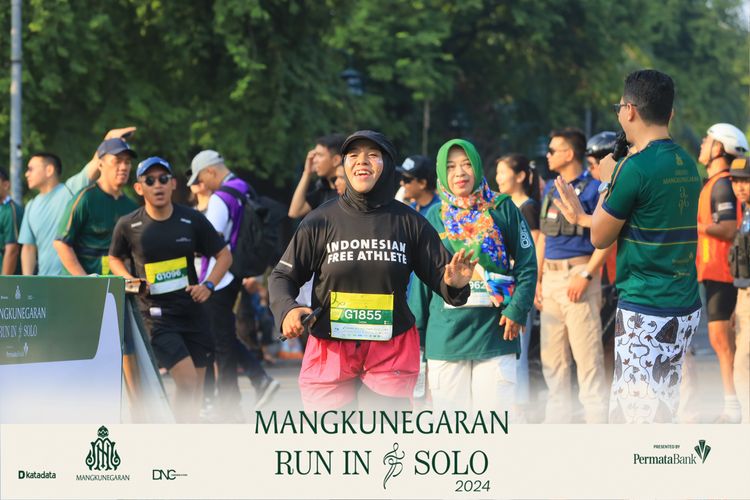 Race photo from Mangkunegaran Run 2024