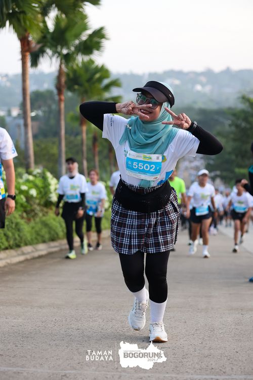 Race photo from Taman Budaya x BOGORUN 2025