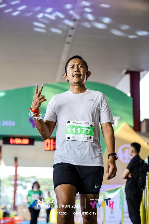 Race photo from BAF LIONS RUN 2024