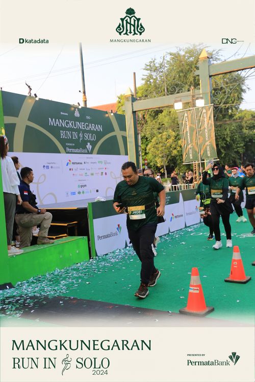 Race photo from Mangkunegaran Run 2024