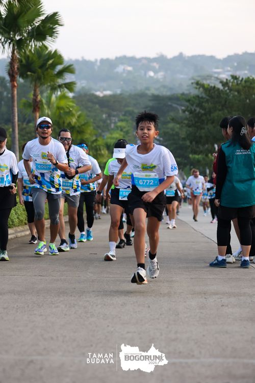 Race photo from Taman Budaya x BOGORUN 2025