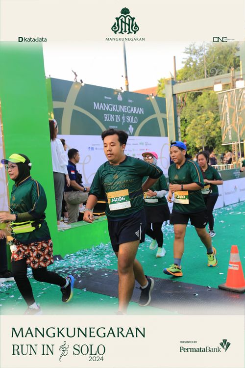 Race photo from Mangkunegaran Run 2024