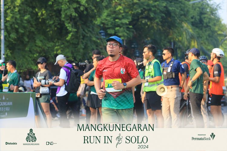 Race photo from Mangkunegaran Run 2024