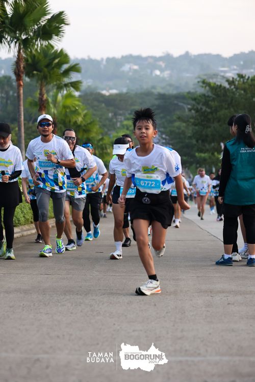 Race photo from Taman Budaya x BOGORUN 2025