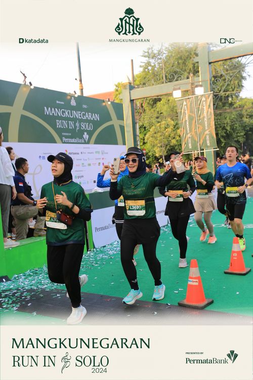 Race photo from Mangkunegaran Run 2024