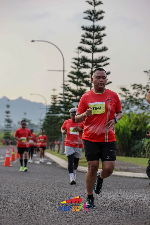 Race photo from CISANGKAN KBP CITY RUN 2025