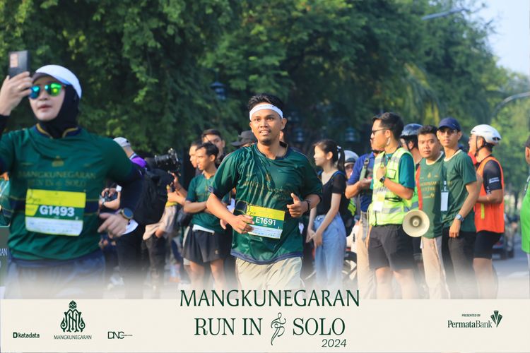 Race photo from Mangkunegaran Run 2024