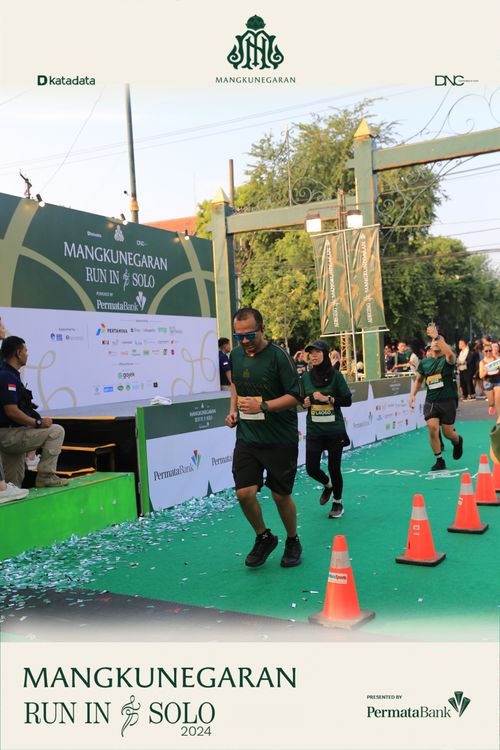 Race photo from Mangkunegaran Run 2024
