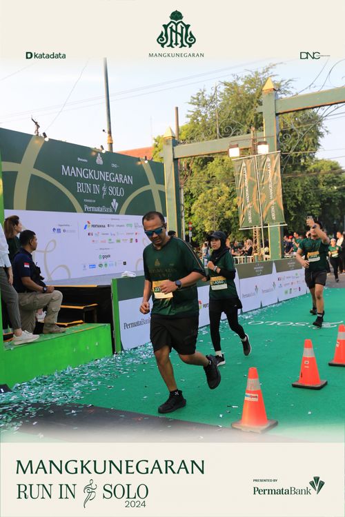 Race photo from Mangkunegaran Run 2024