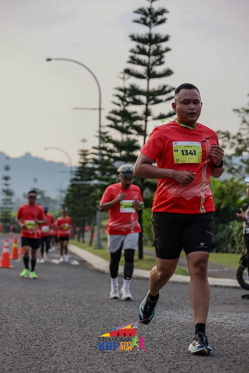 Race photo from CISANGKAN KBP CITY RUN 2025