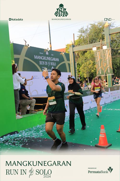 Race photo from Mangkunegaran Run 2024