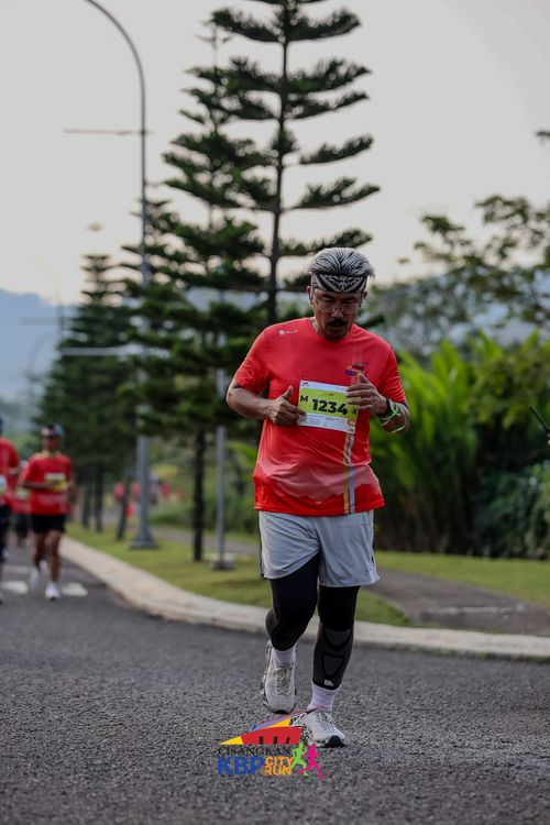 Race photo from CISANGKAN KBP CITY RUN 2025