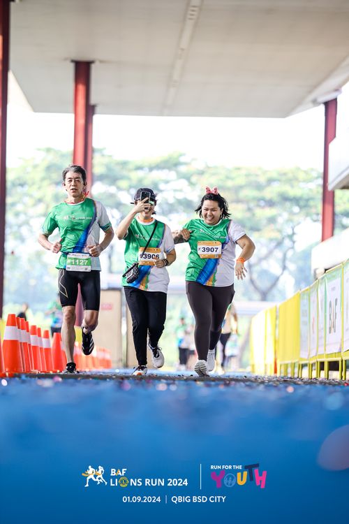 Race photo from BAF LIONS RUN 2024