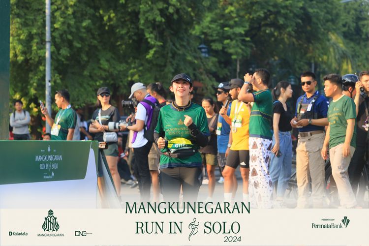 Race photo from Mangkunegaran Run 2024